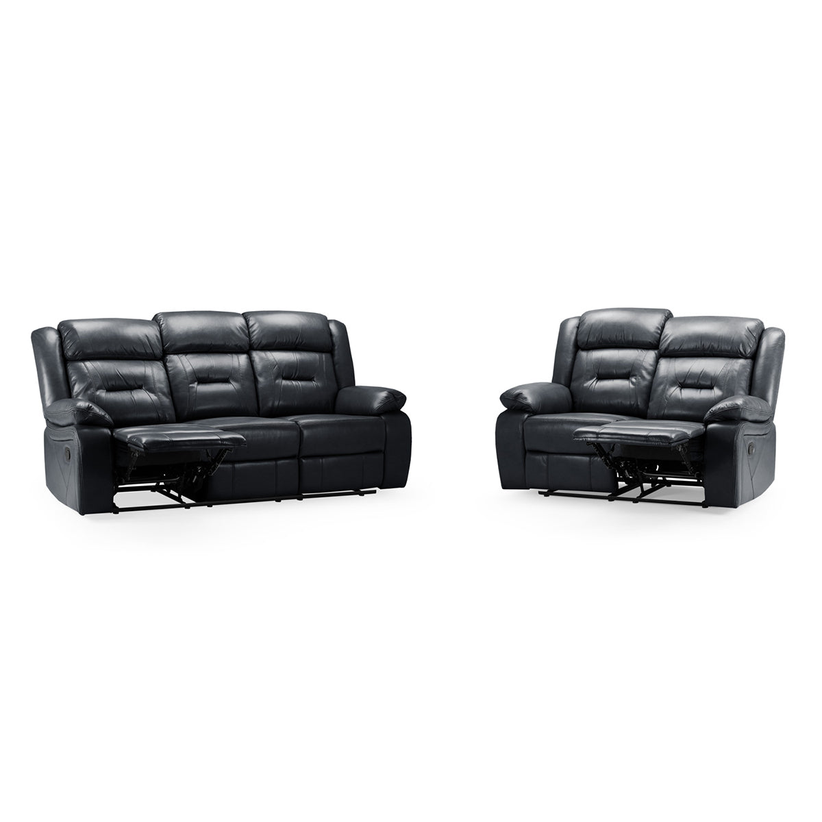 Faux Leather 3 + 2 Seater Sofa Set Recliner - Novie