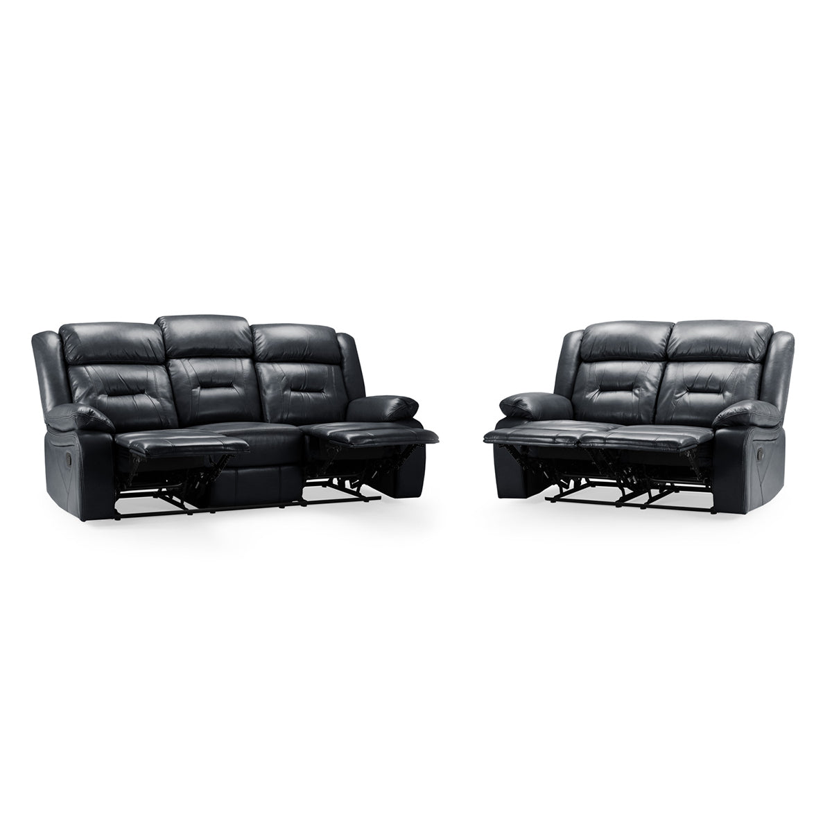 Faux Leather 3 + 2 Seater Sofa Set Recliner - Novie