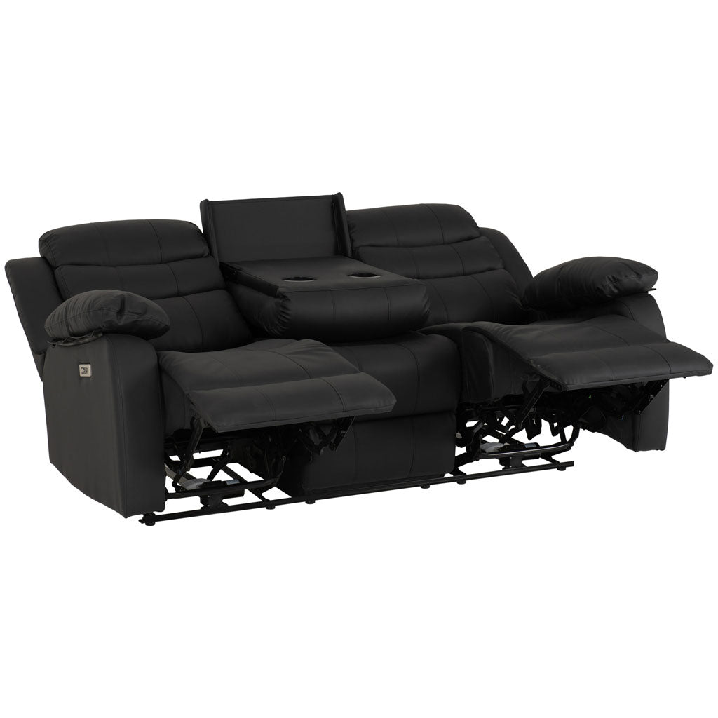 Faux Leather 3 + 2 Seater Sofa Set Electric Recliner - Roma