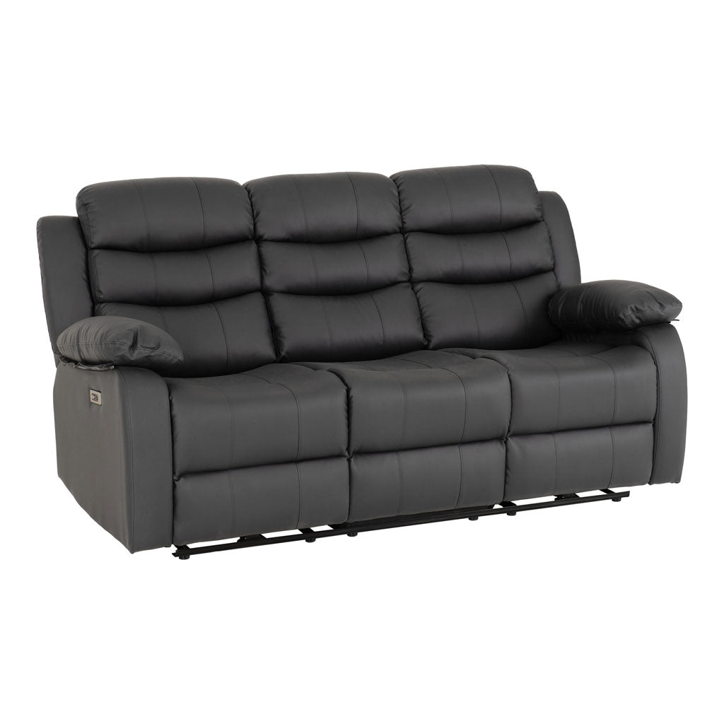 Faux Leather 3 + 2 Seater Sofa Set Electric Recliner - Roma