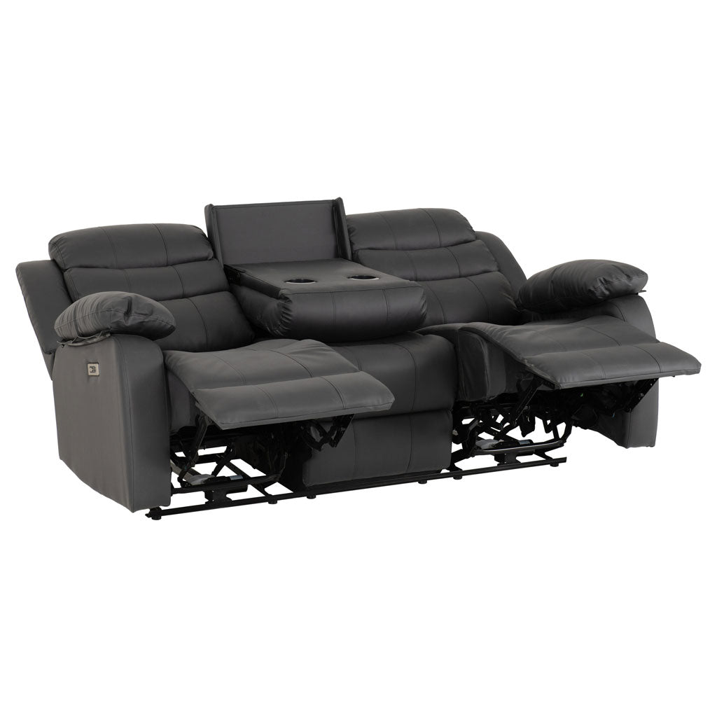 Faux Leather 3 + 2 Seater Sofa Set Electric Recliner - Roma