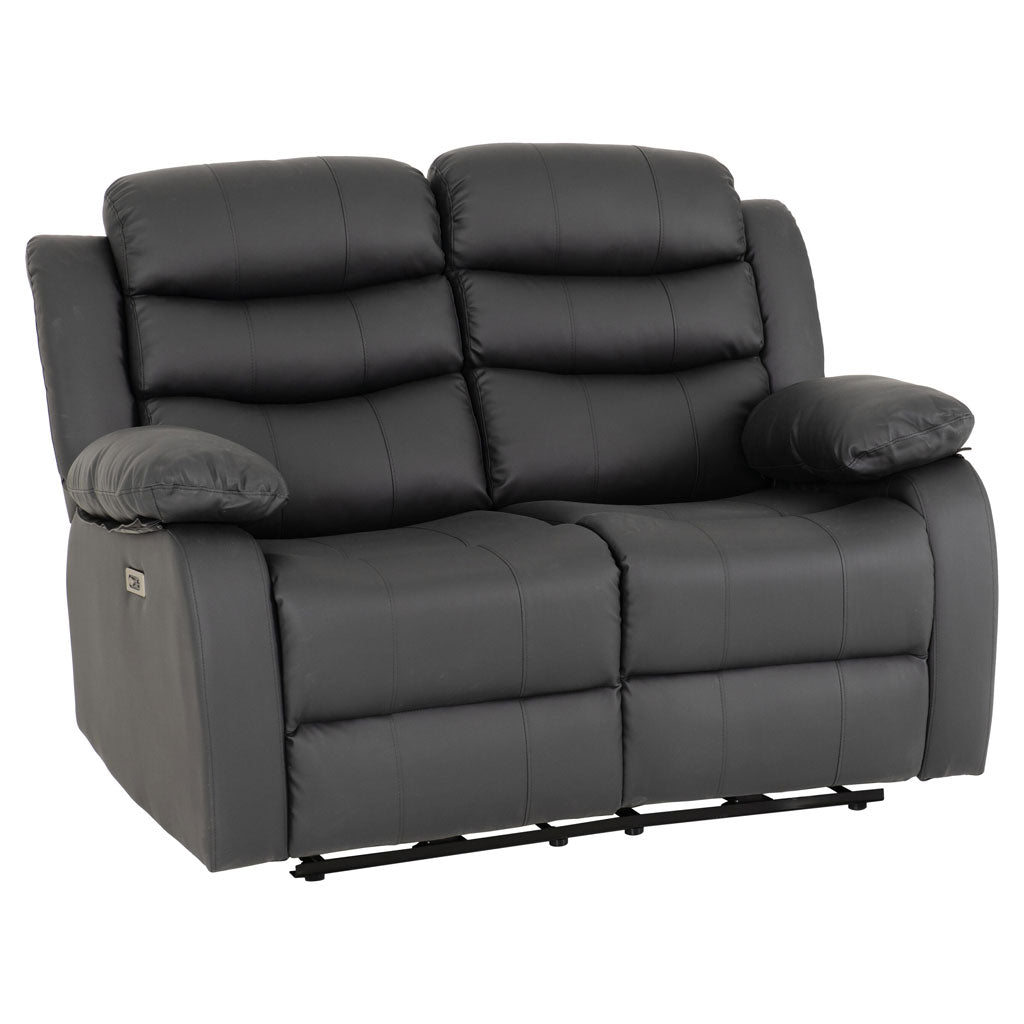 Faux Leather 3 + 2 Seater Sofa Set Electric Recliner - Roma