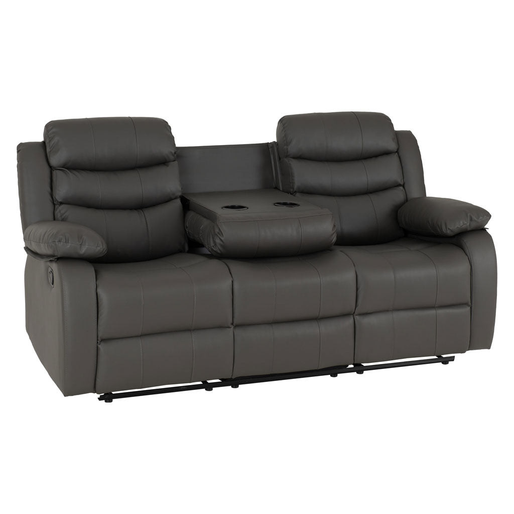 Faux Leather 3 + 2 Seater Sofa Set Recliner - Roma