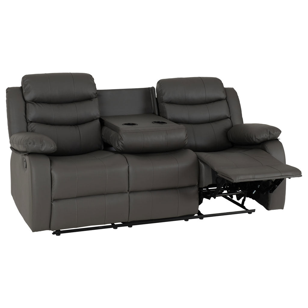 Faux Leather 3 + 2 Seater Sofa Set Recliner - Roma