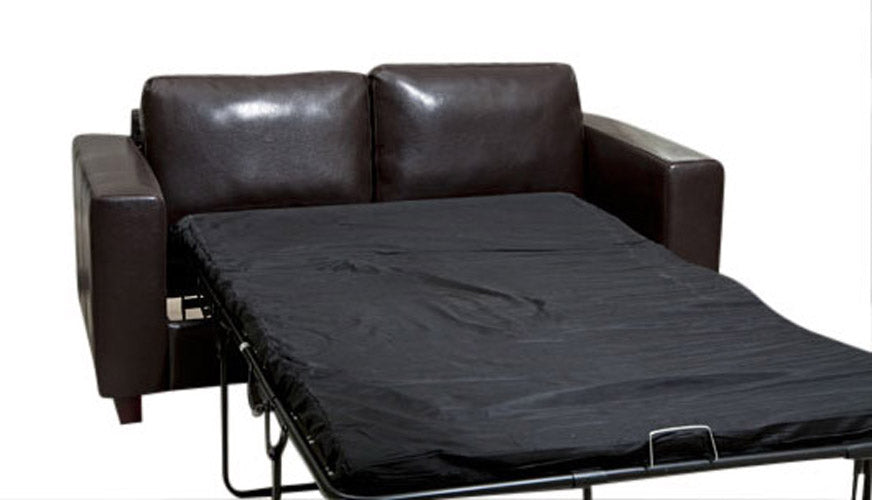 Faux Leather 3 Seater Sofa Bed 192cm Wide - Kensington Home