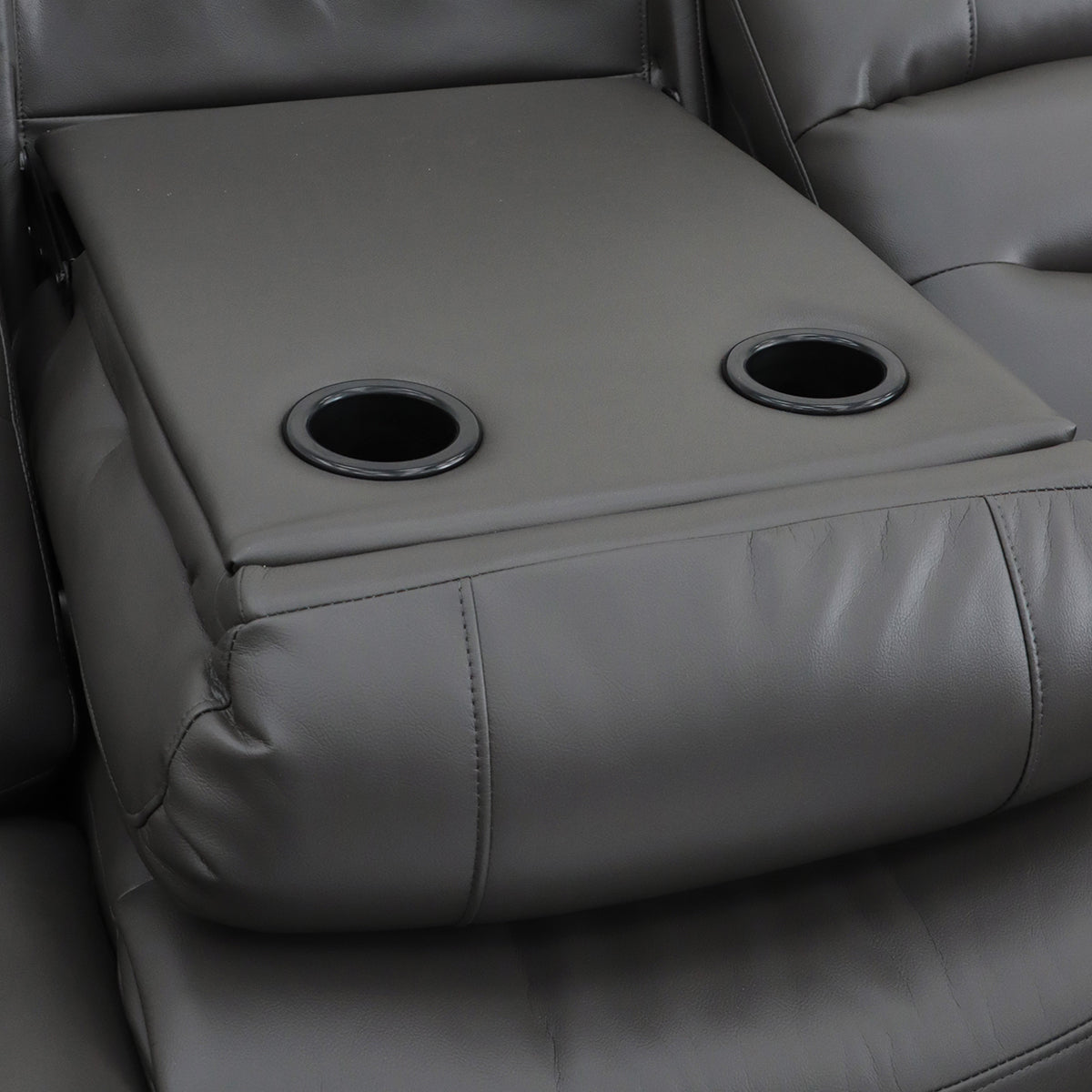 Faux Leather 3 Seater Sofa Electric Recliner - Alva