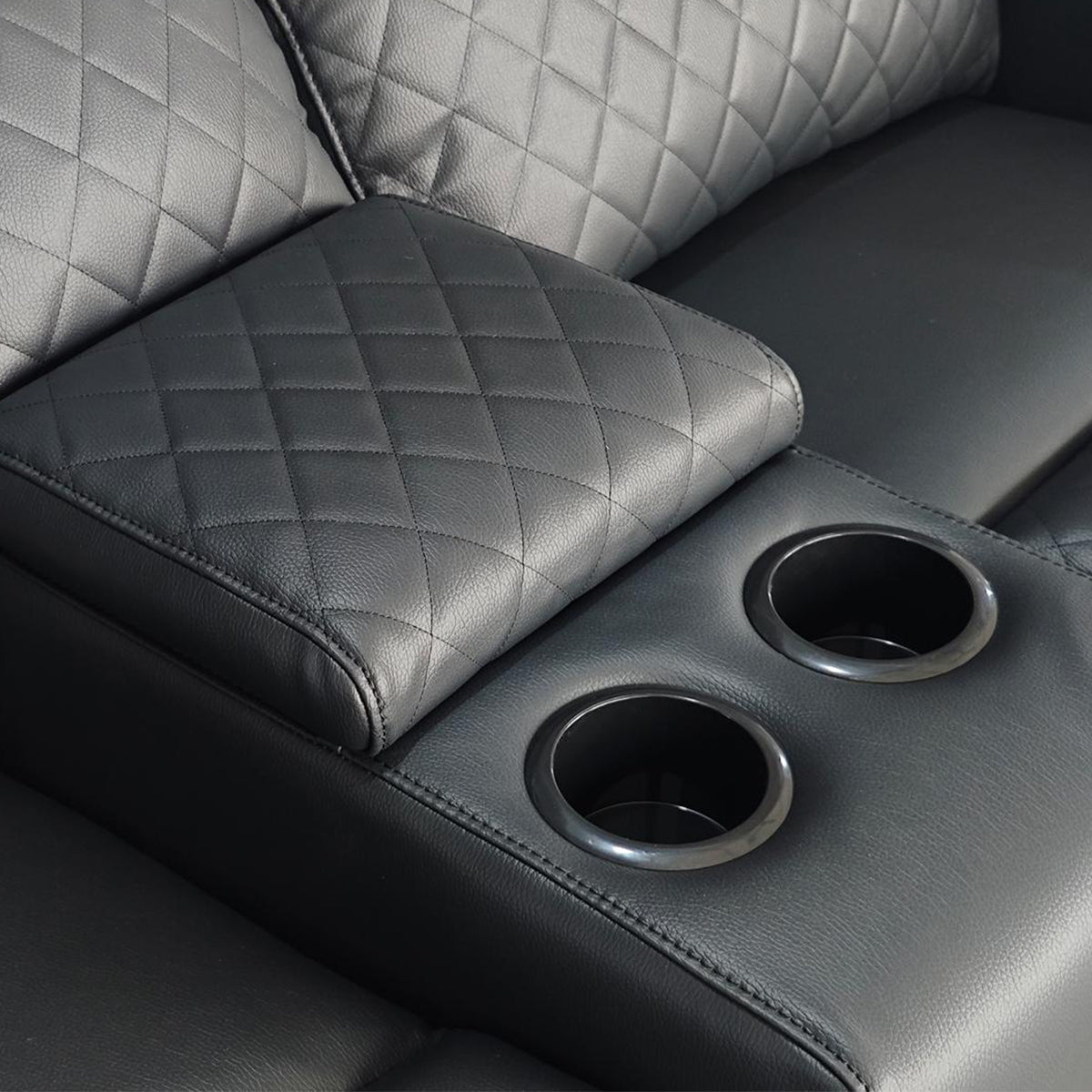 Faux Leather 3 Seater Sofa Electric Recliner - Florence Cinema