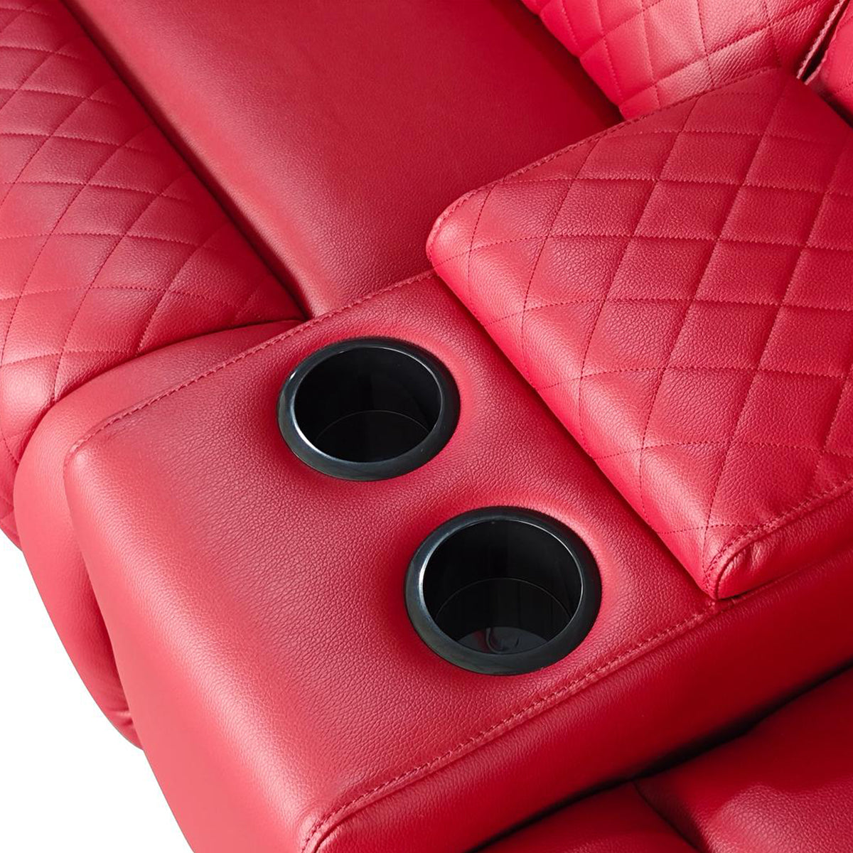 Faux Leather 3 Seater Sofa Electric Recliner - Florence Cinema