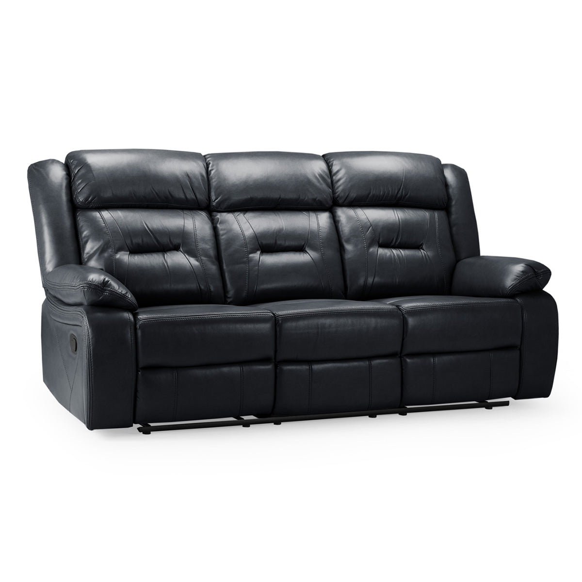 Faux Leather 3 Seater Sofa Recliner - Novie