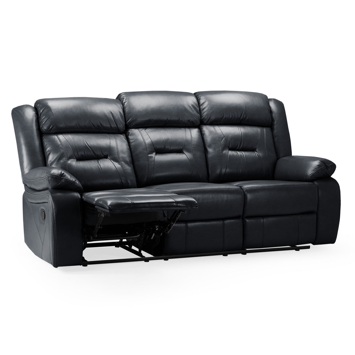 Faux Leather 3 Seater Sofa Recliner - Novie