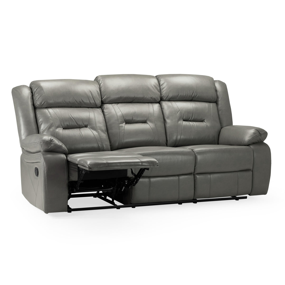 Faux Leather 3 Seater Sofa Recliner - Novie