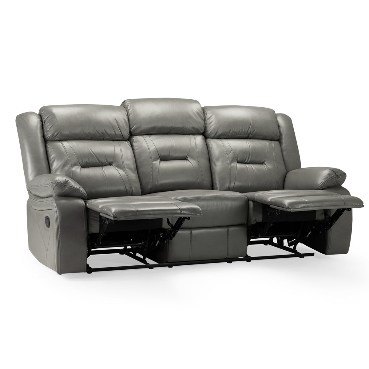 Faux Leather 3 Seater Sofa Recliner - Novie