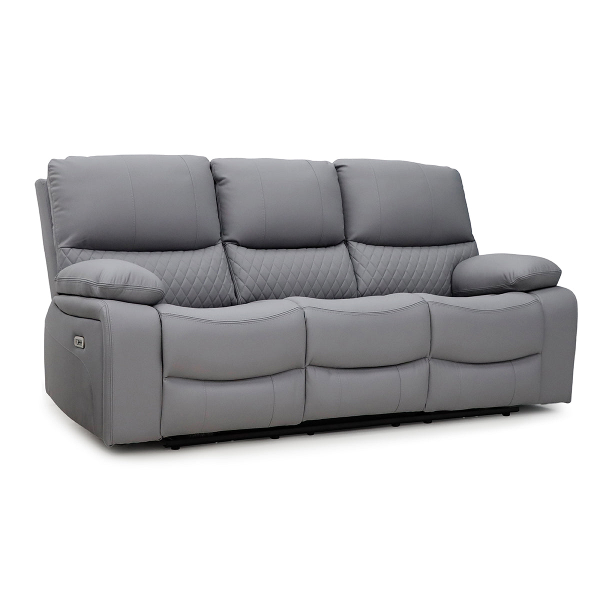 Faux Leather 3 Seater Sofa Recliner - Orla