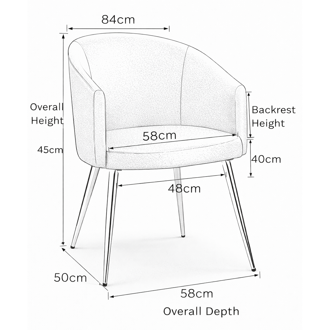 Faux Leather Accent Chair - Alverton