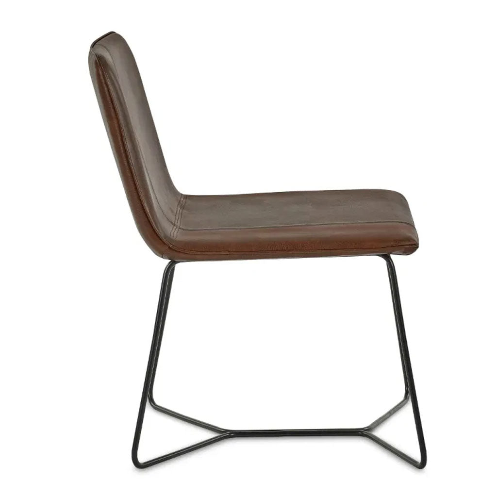 Faux Leather Accent Chair - Joren
