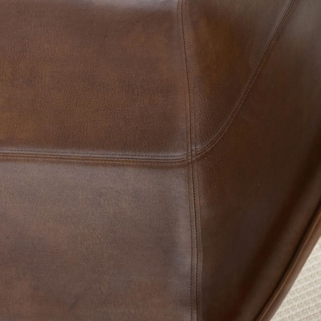 Faux Leather Accent Chair - Joren