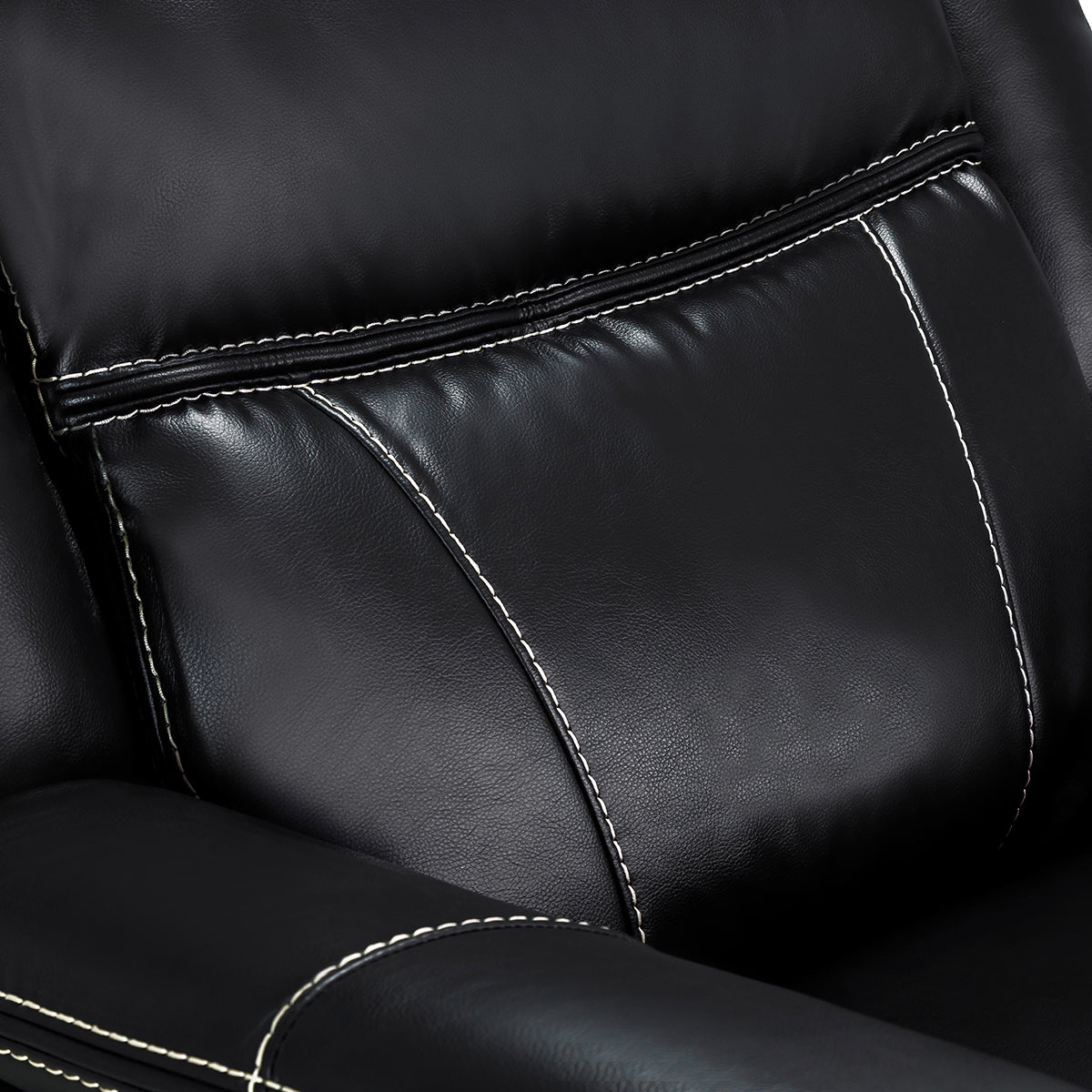 Faux Leather Armchair Electric Recliner - Galaxy Tech