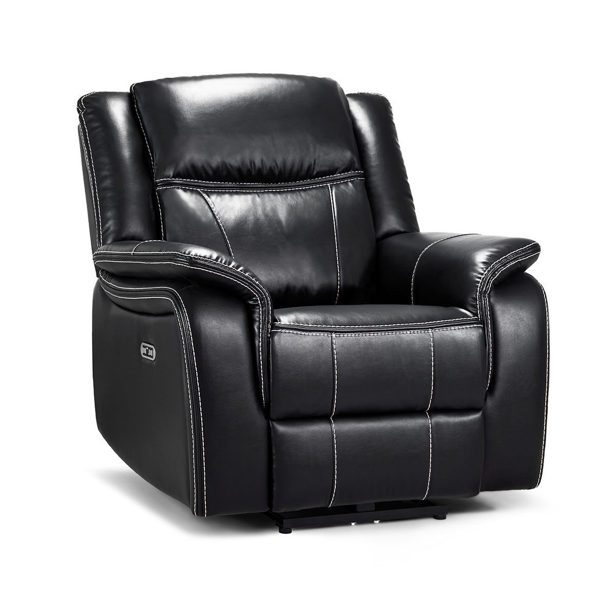 Faux Leather Armchair Electric Recliner - Galaxy Tech