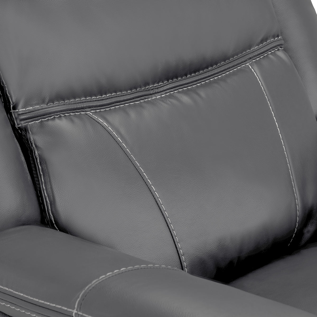 Faux Leather Armchair Electric Recliner - Galaxy Tech