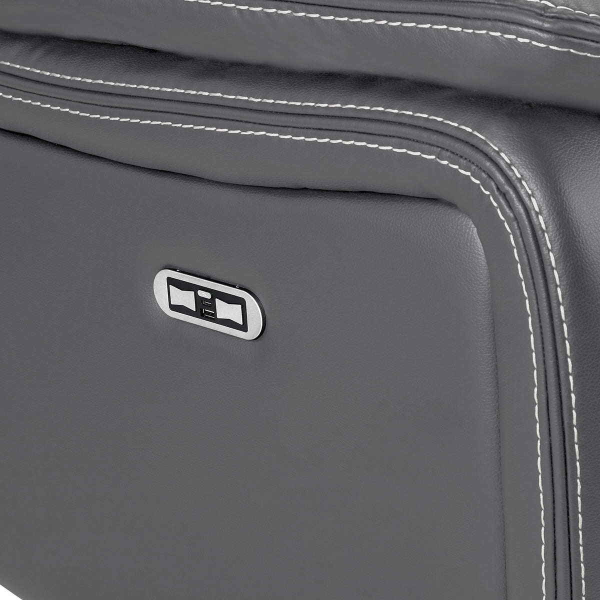 Faux Leather Armchair Electric Recliner - Galaxy Tech