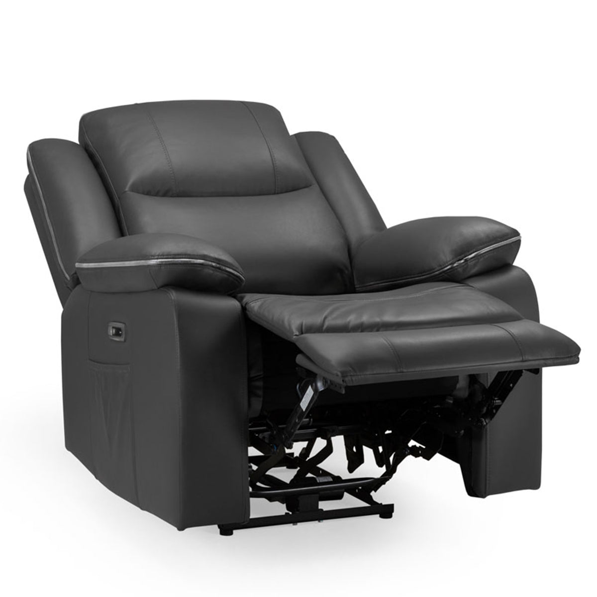 Faux Leather Armchair Electric Recliner - Harald
