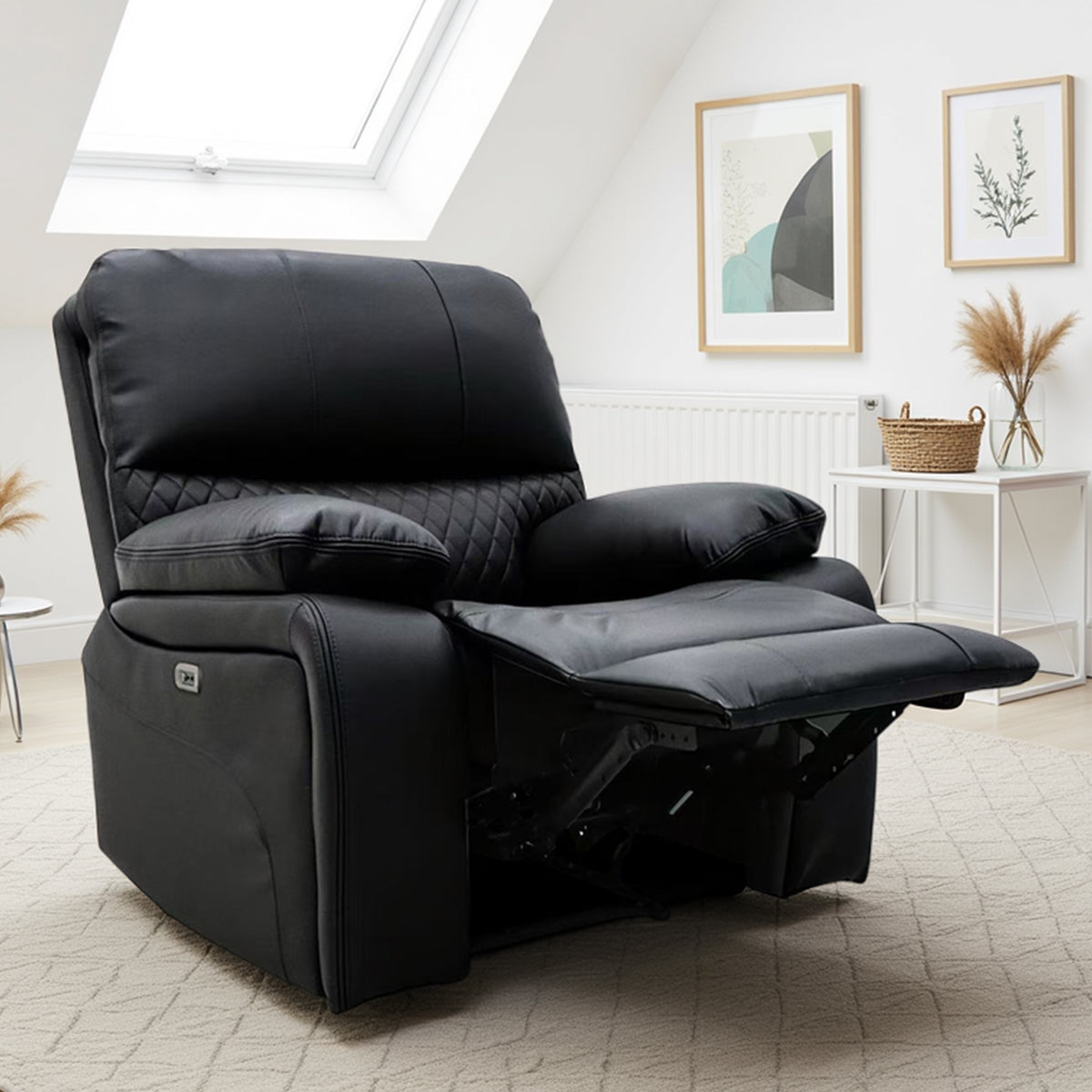 Faux Leather Armchair Recliner - Orla