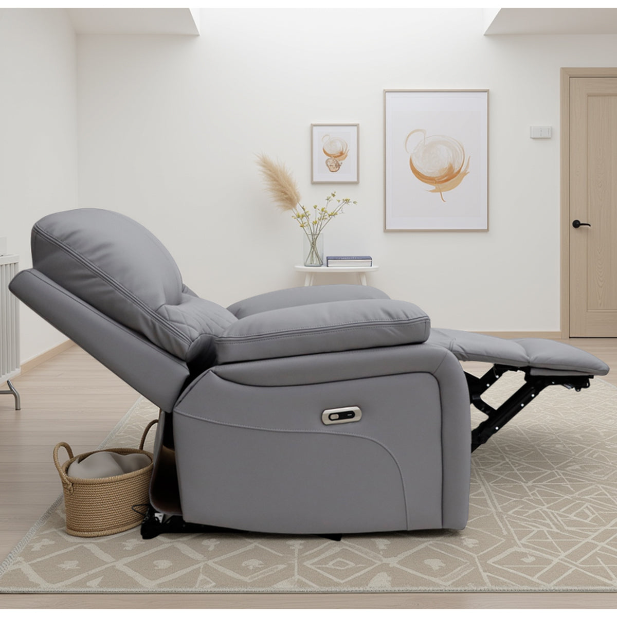 Faux Leather Armchair Recliner - Orla