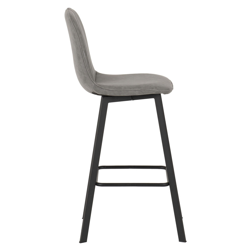 Faux Leather Bar Chairs in Set Of 2 - Quebec