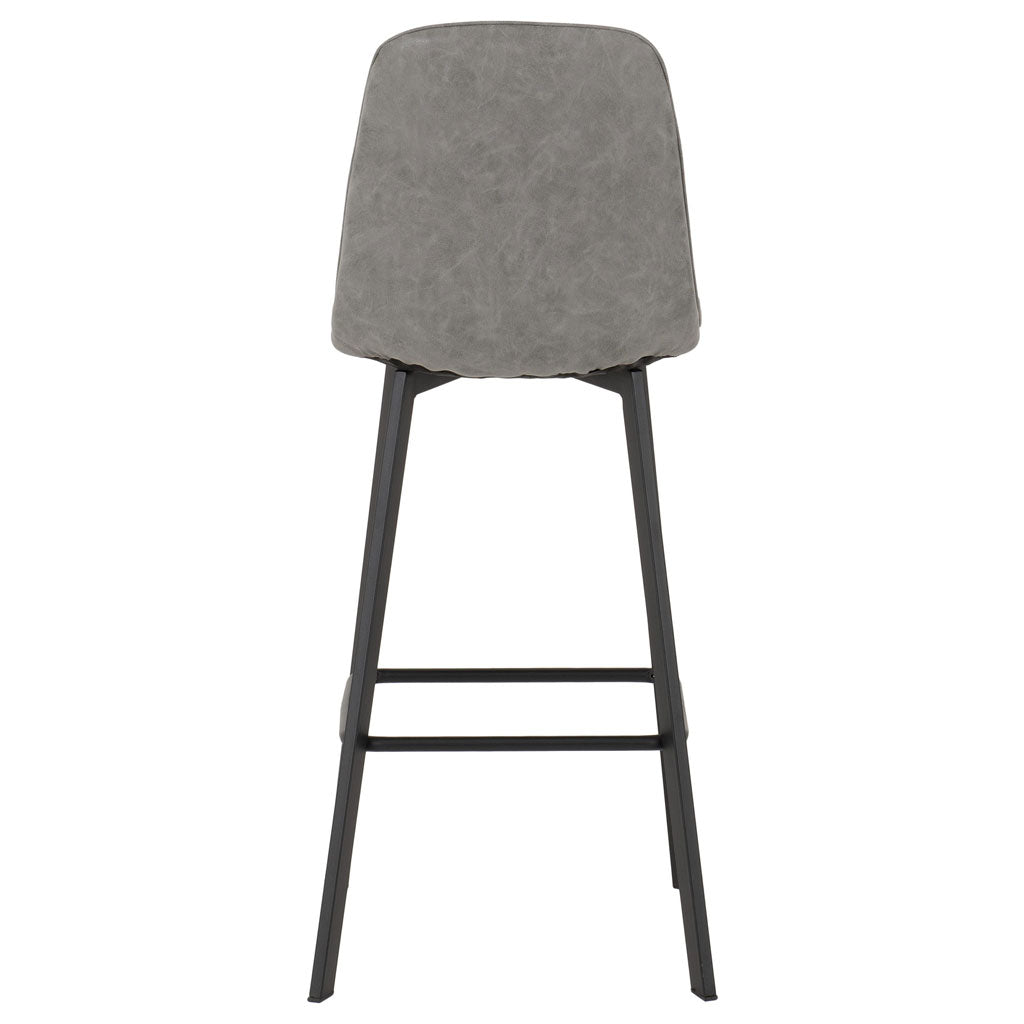 Faux Leather Bar Chairs in Set Of 2 - Quebec