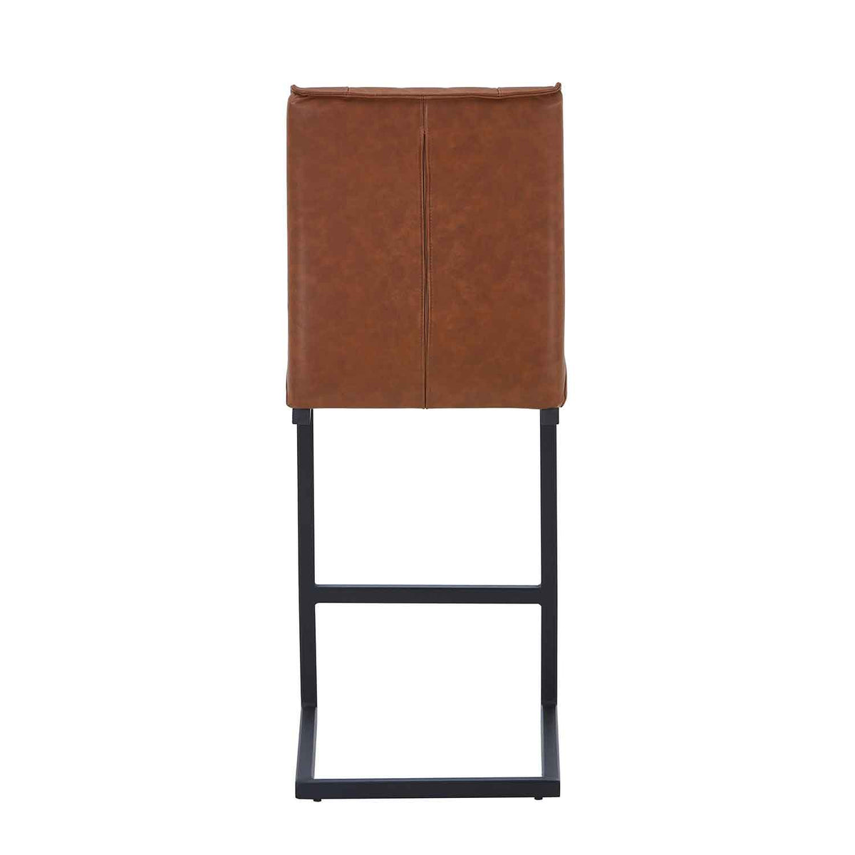 Faux Leather Bar Stool 41cm Wide - Warwick