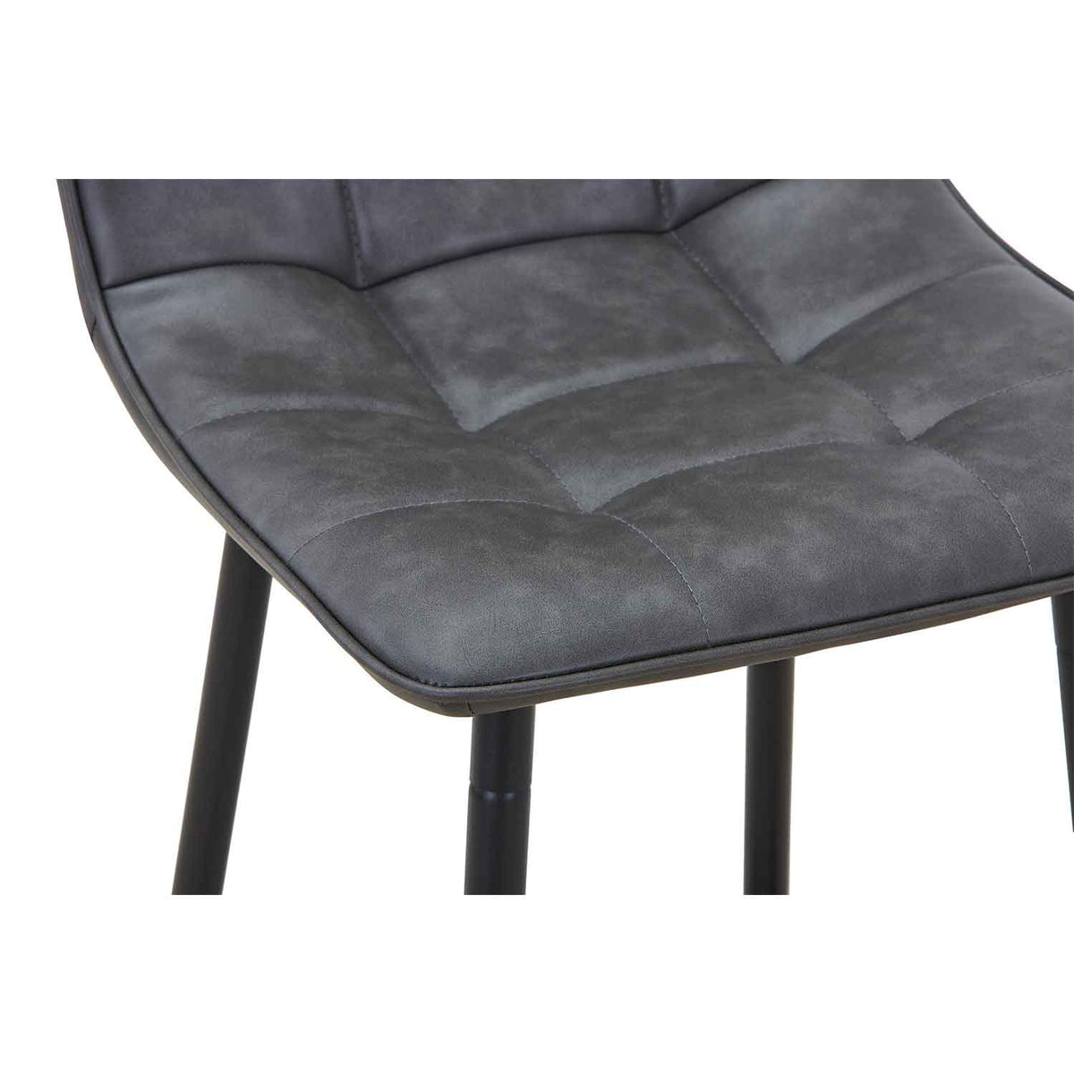 Faux Leather Bar Stool 42cm Wide - Alnwick