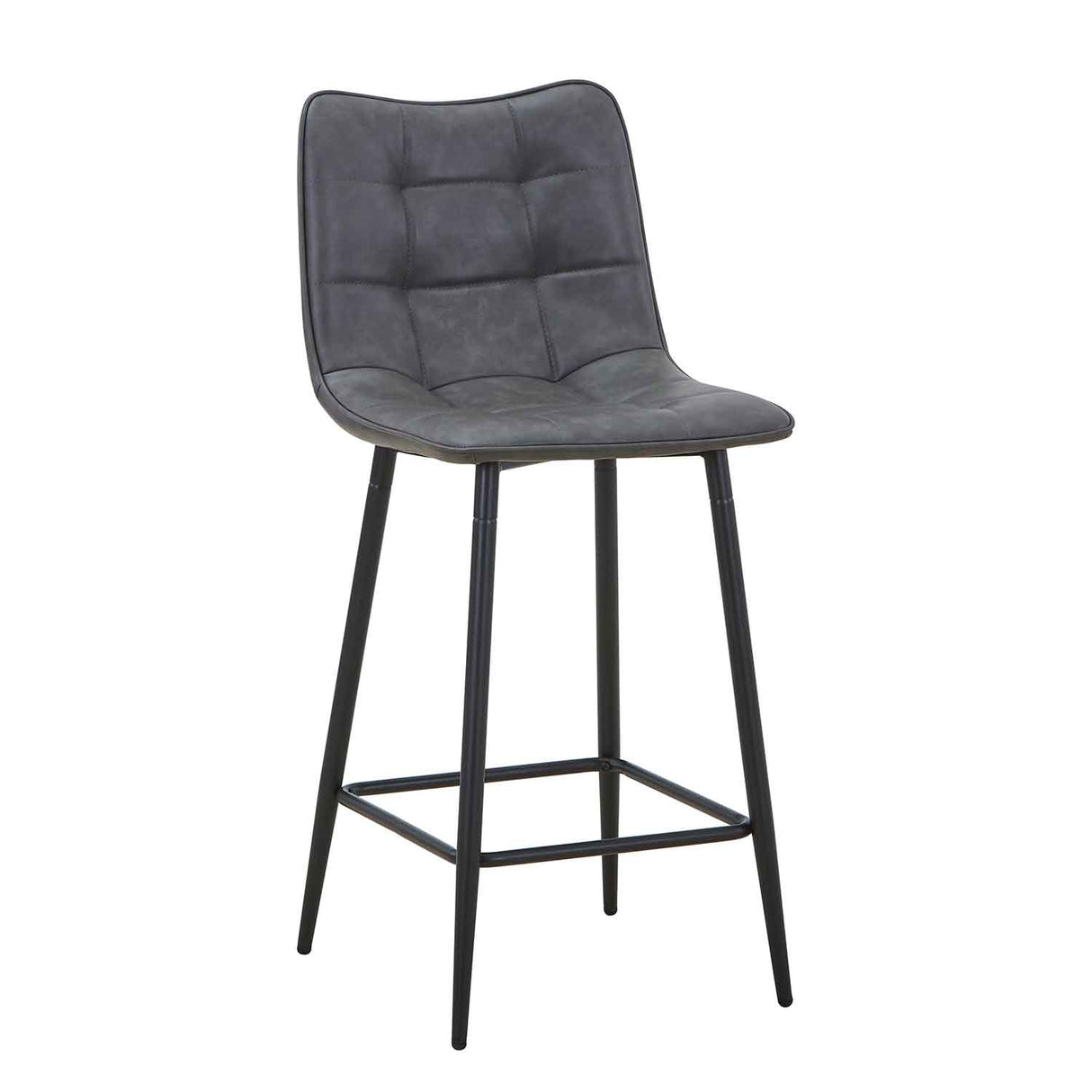 Faux Leather Bar Stool 42cm Wide - Alnwick