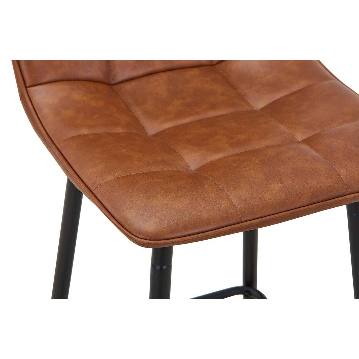 Faux Leather Bar Stool 42cm Wide - Alnwick