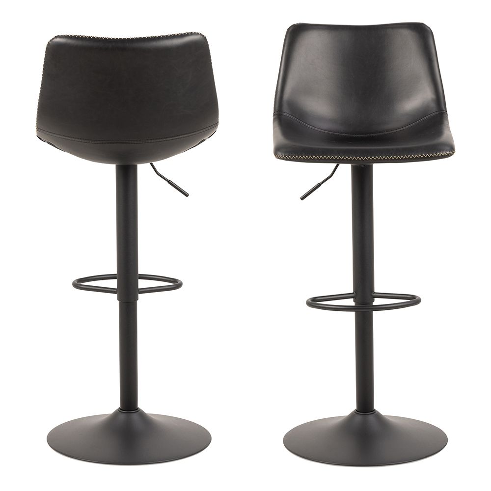 Faux Leather Bar Stool With Gas-Lift Function - Oregon