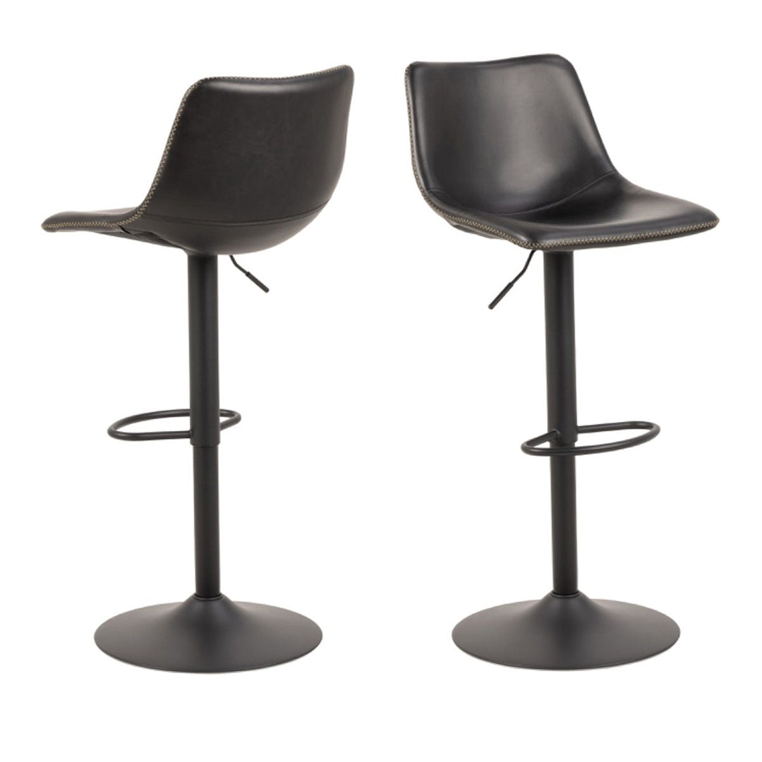 Faux Leather Bar Stool With Gas-Lift Function - Oregon