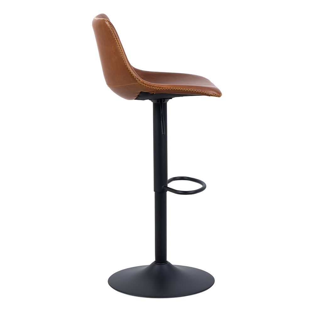 Faux Leather Bar Stool With Gas-Lift Function - Oregon