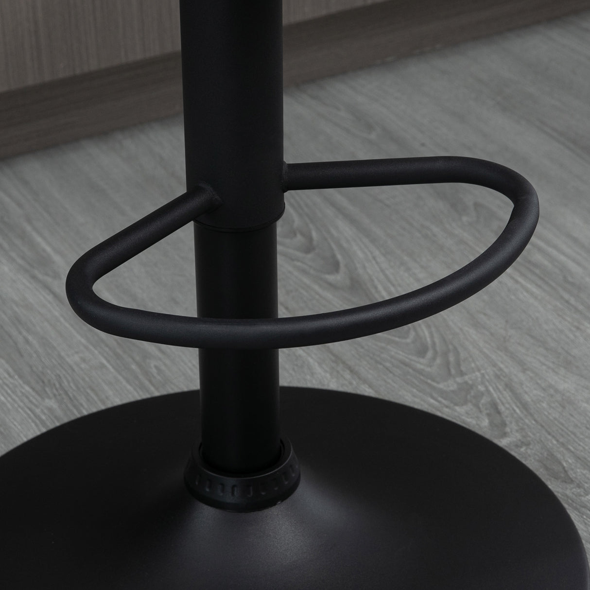 Faux Leather Bar Stools 57cm Wide in Set Of 2 - Velmora