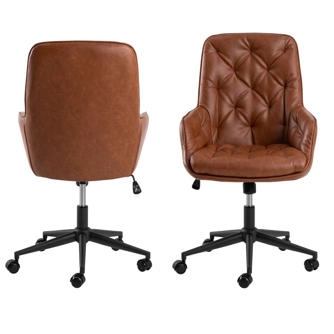 Faux Leather Home And Office Chair With Gas-Lift Function - Erik