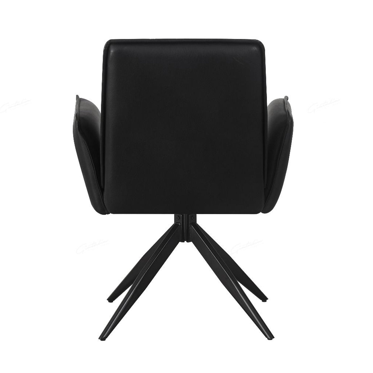 Faux Leather Dining Chair With Swivel Function - Eclat