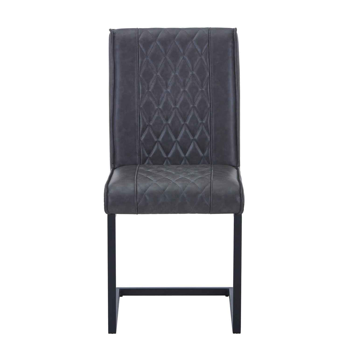 Faux Leather Dining Chairs 44.5cm Wide in Set Of 2 - Warwick