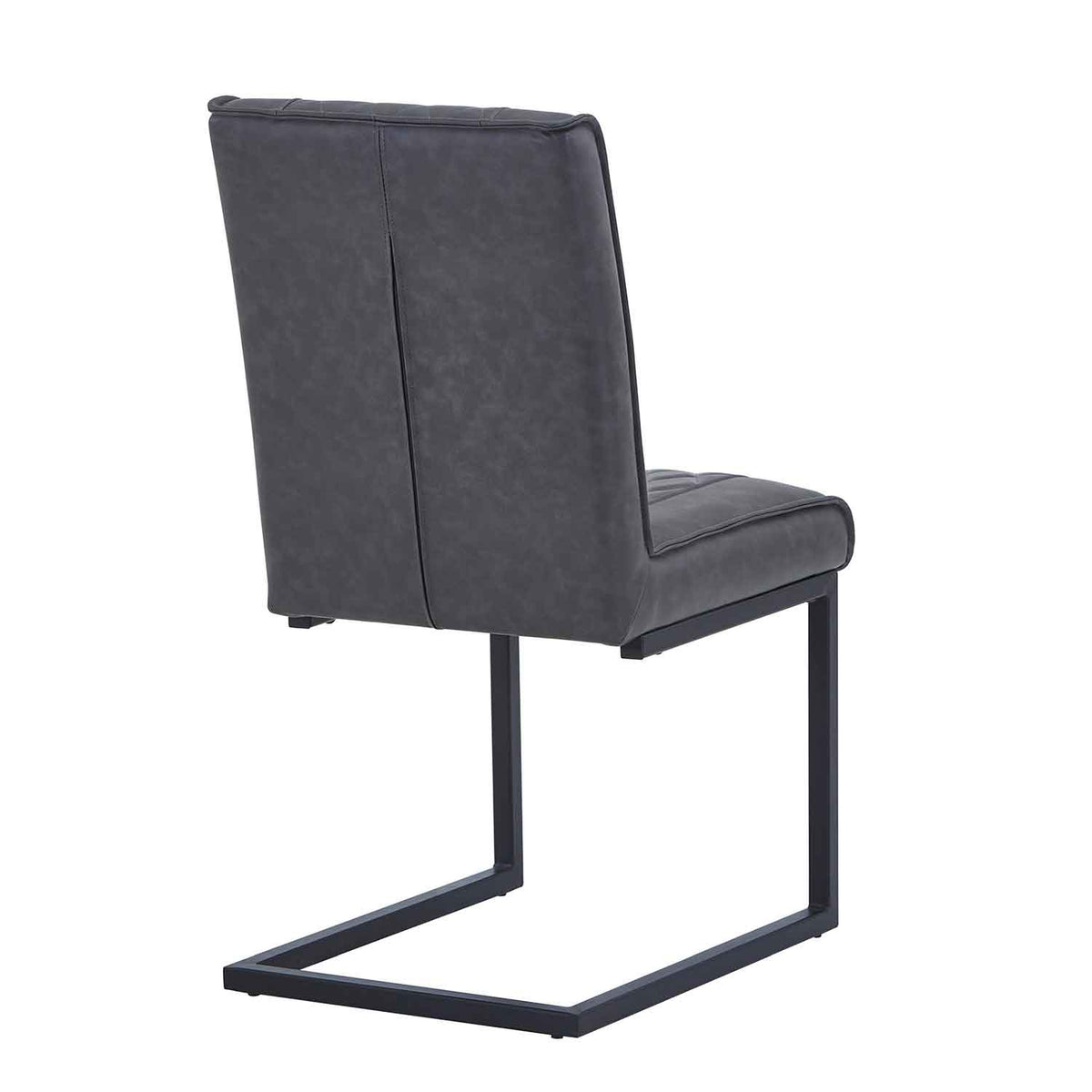 Faux Leather Dining Chairs 44.5cm Wide in Set Of 2 - Warwick