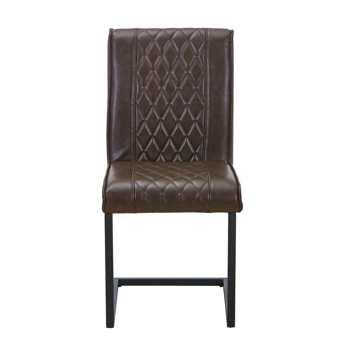 Faux Leather Dining Chairs 44.5cm Wide in Set Of 2 - Warwick
