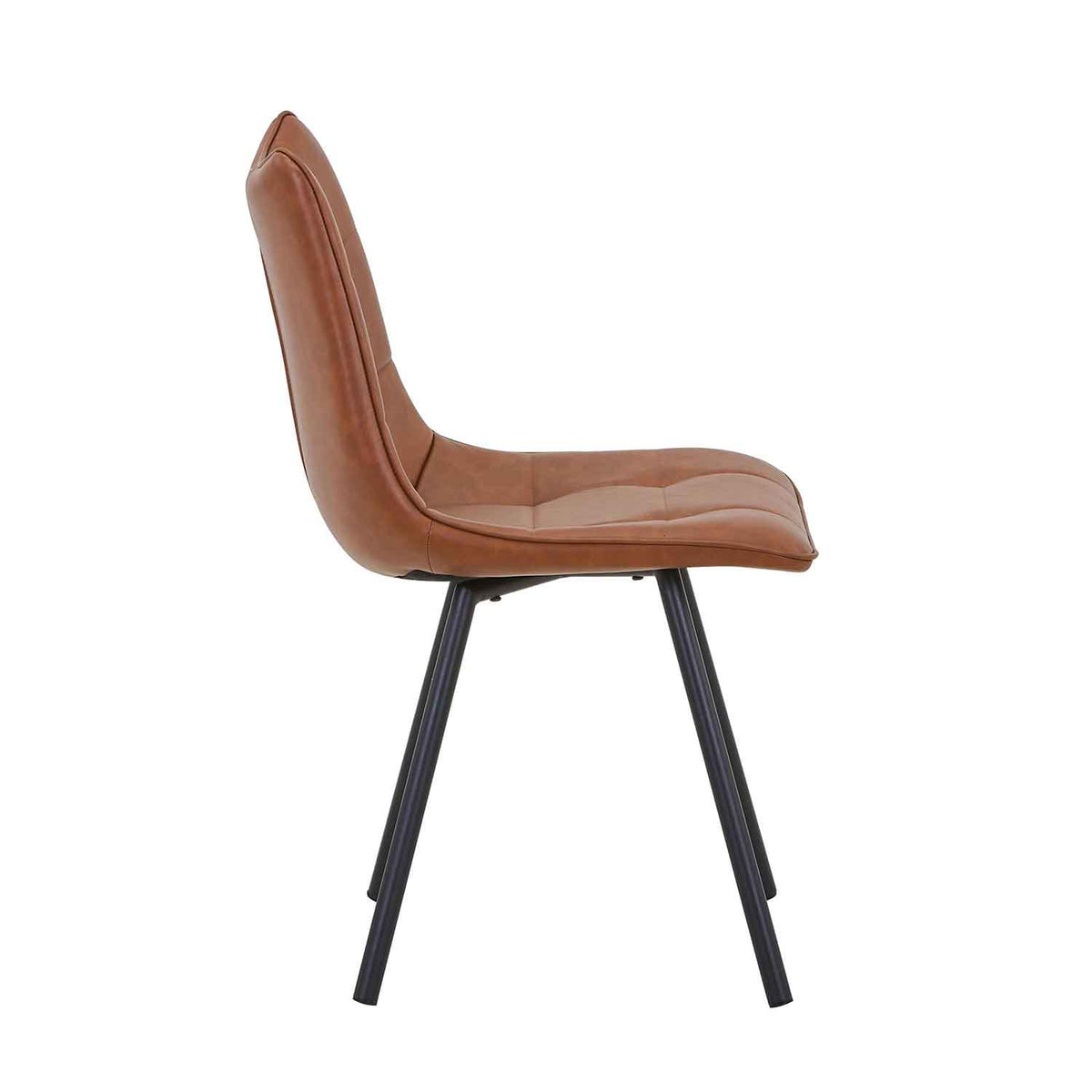 Faux Leather Dining Chairs 46cm Wide in Set Of 4 - Alnwick
