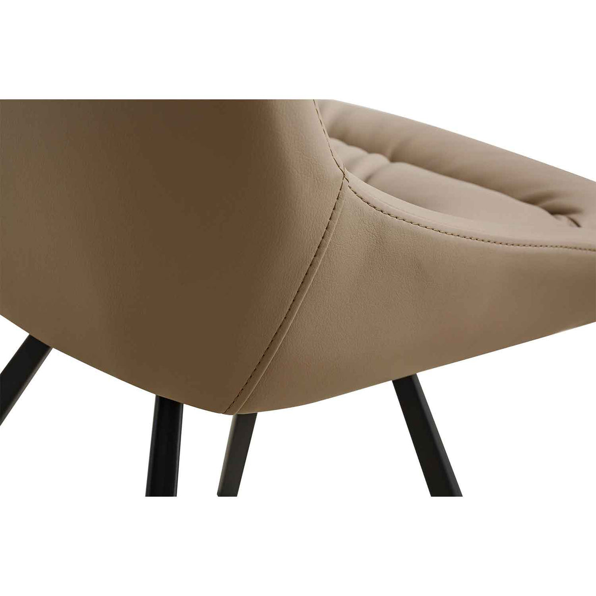 Faux Leather Dining Chairs 47cm Wide in Set Of 2 - Arnhem