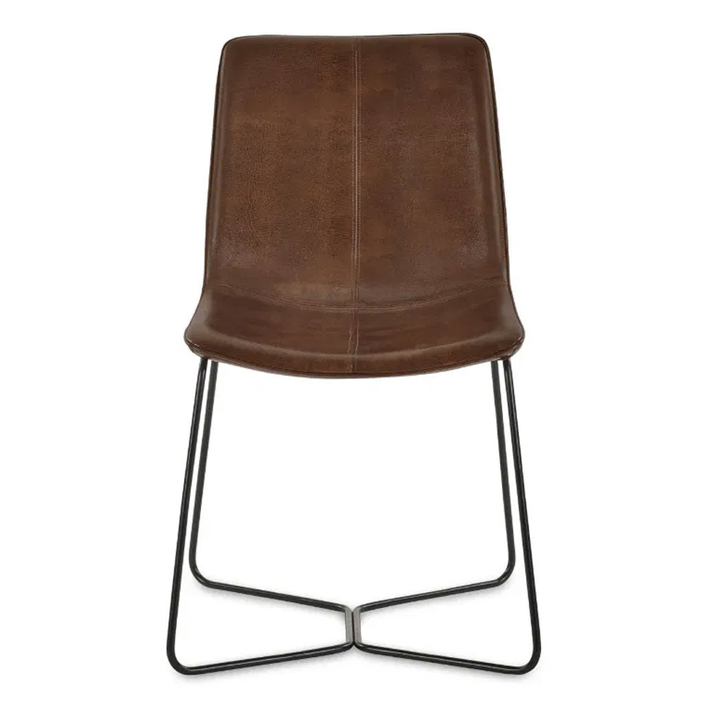 Faux Leather Dining Chairs in Set Of 2 - Joren