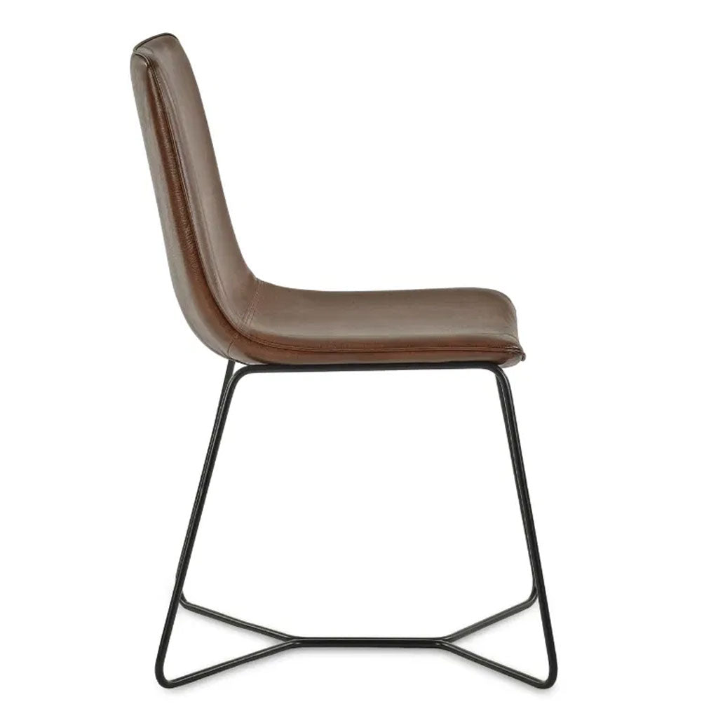 Faux Leather Dining Chairs in Set Of 2 - Joren