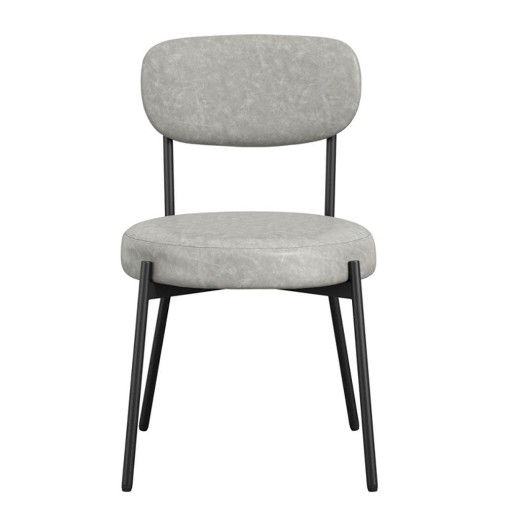 Faux Leather Dining Chairs in Set Of 2 - Smith