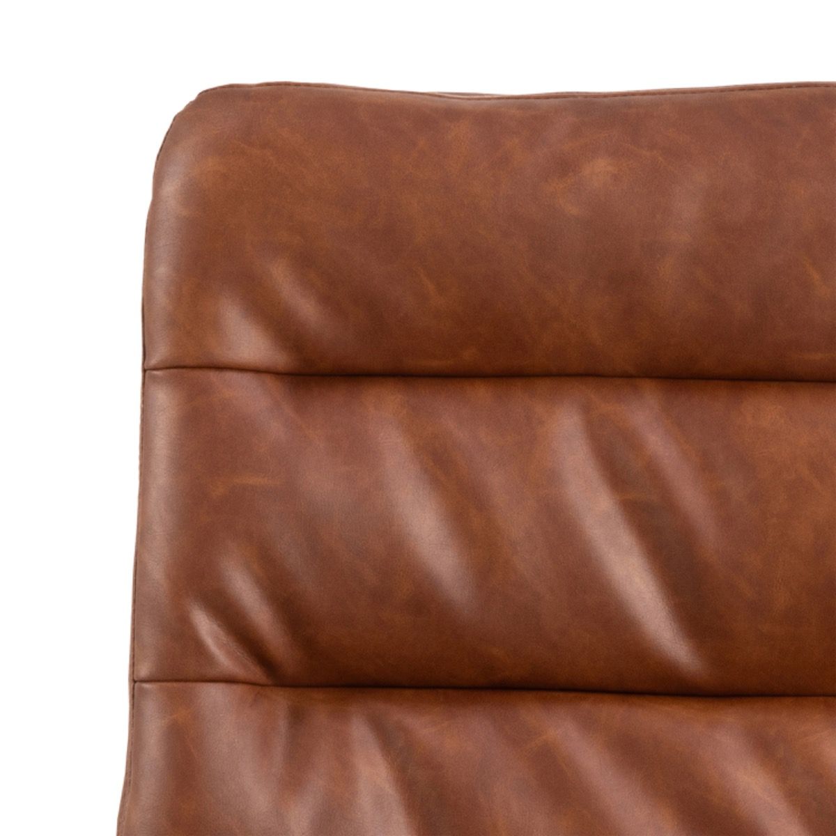 Faux Leather Dining Chairs in Set of 2 With Swivel Function - Dean