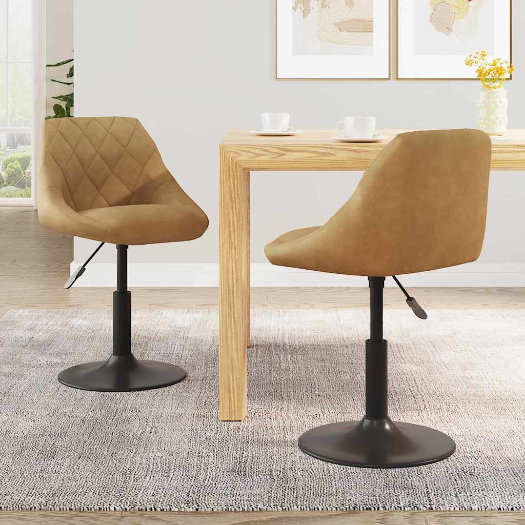 Faux Leather Dining Chairs in Set Of 2 - Vantage Home
