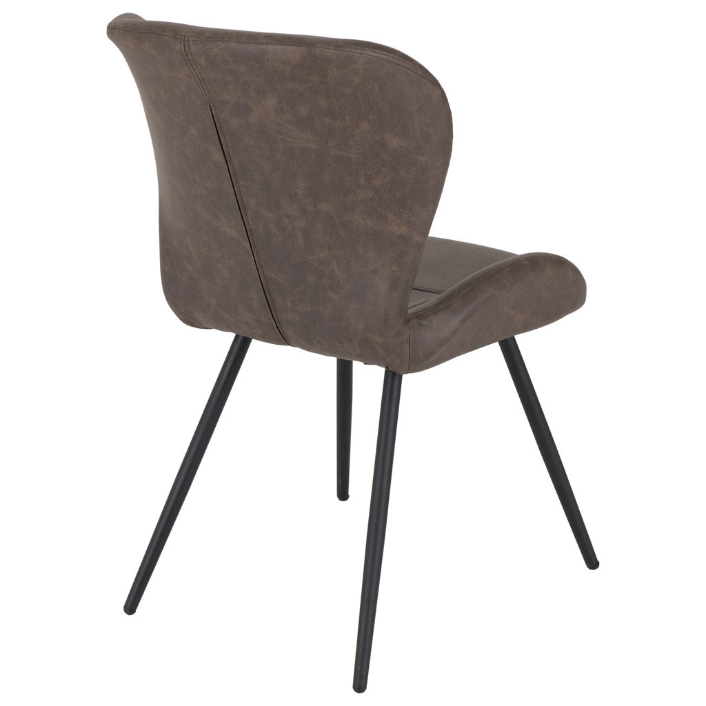 Faux Leather Dining Chairs in Set Of 4 - Quebec